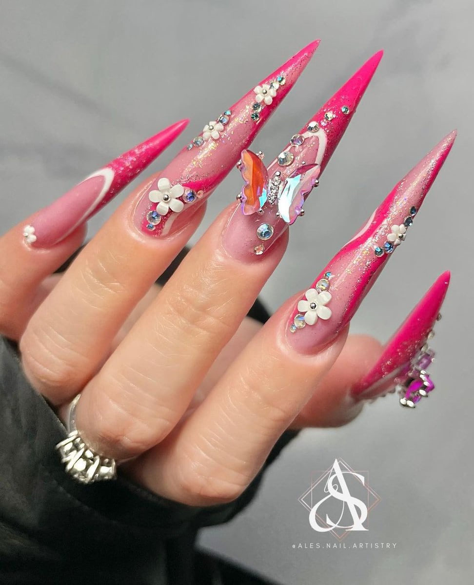 Barbiecore Is Trending Here Are The Hottest Pink Nail Designs Scratch