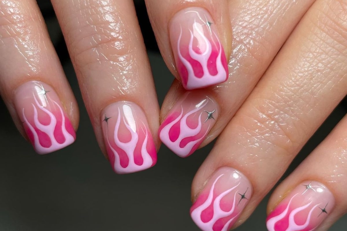 Stay On Trend With These Flaming Hot Nail Designs Scratch Magazine