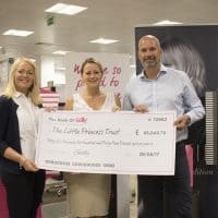 Sally Cheque For The Little Princess Trust