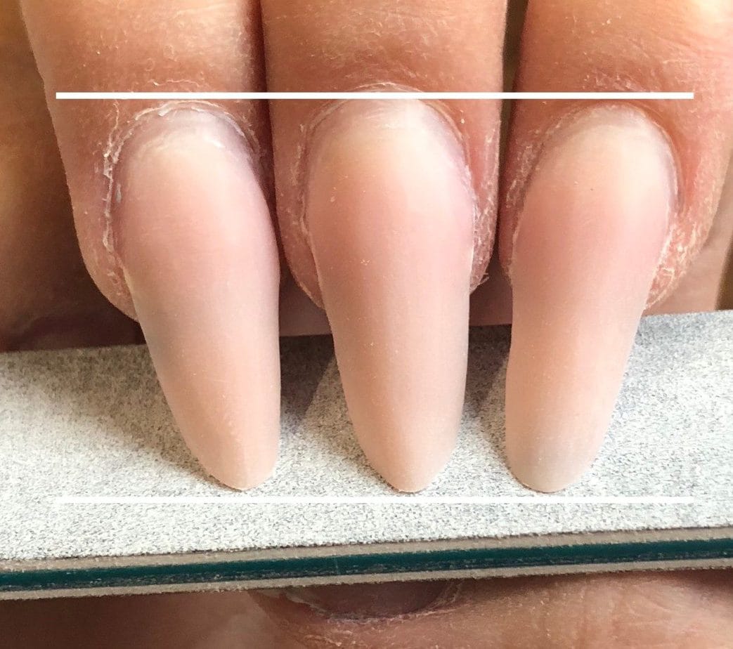 How to achieve consistent lengths with your nail enhancements - Scratch Magazine How to achieve consistent lengths with your nail enhancements - Scratch Magazine