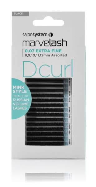 0226412 Marvelash D Curl 0.07 Extra Fine 8,9,10,11,12mm Assorted