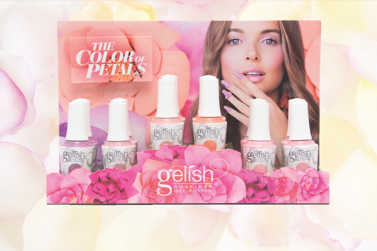 Gelish colour of petals