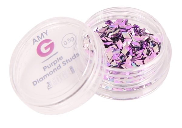 30 03 105 purple diamond studs