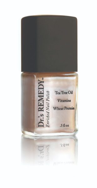 Dr's REMEDY Enriched Nail Polish in Poised Pink Champagne www.dltpodiatry.co.uk