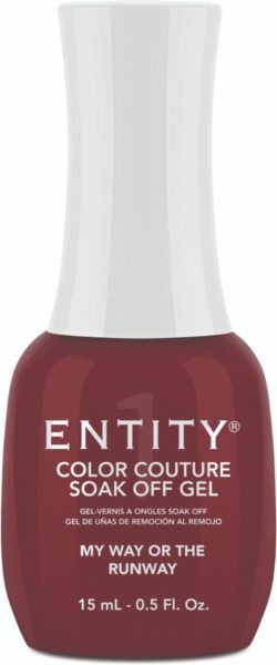 Entity colour couture gel lacquer in my way or the runway £14.95 +vat www.thecreativebeautygroup.co.uk