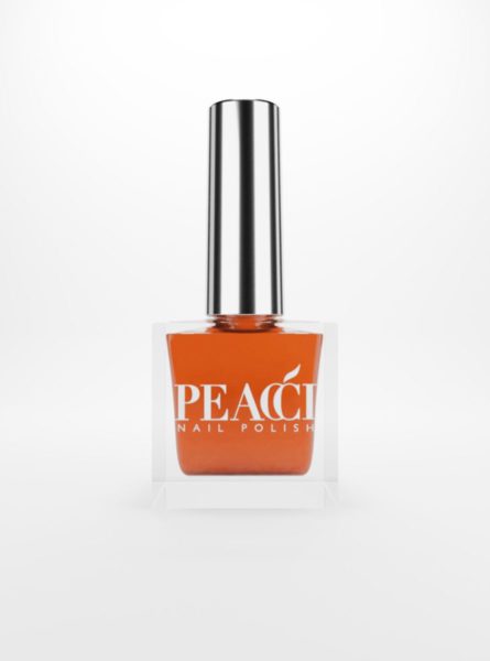 Peacci nail polish in pumpkin www.peacci.com