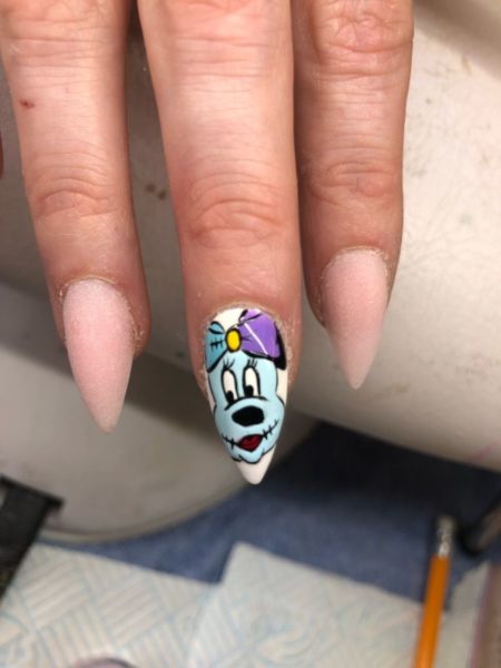 Halloween Disney nail – Scratch