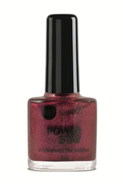 ASP Power Stay Professional Nail Lacquer in Raspberry Frost. Available from wholesaler nationwide. 