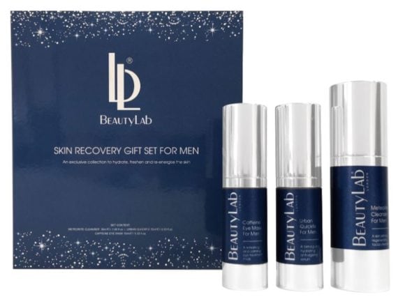 Beautylabs skin recovery gift set for men www.gerrardinternational.com