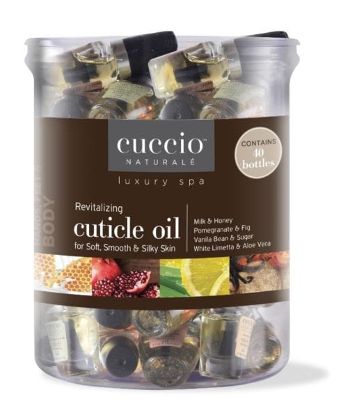 Cuccio Naturale Mini Cutcile Oil Set (40pc) www.cuccio.co.uk