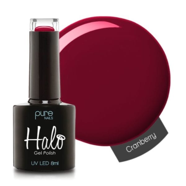 Pure Nails Halo Gel Polish in Cranberry www.purenails.co