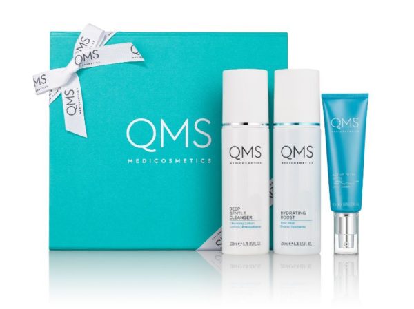 QMS Christmas Gift Box Radiant Glow Collection www.qmsmedicosmetics.com