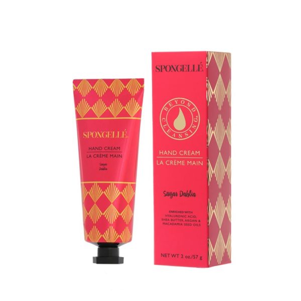 Spongellé Hand Cream in Sugar Dahlia www.gerrardinternational.com.