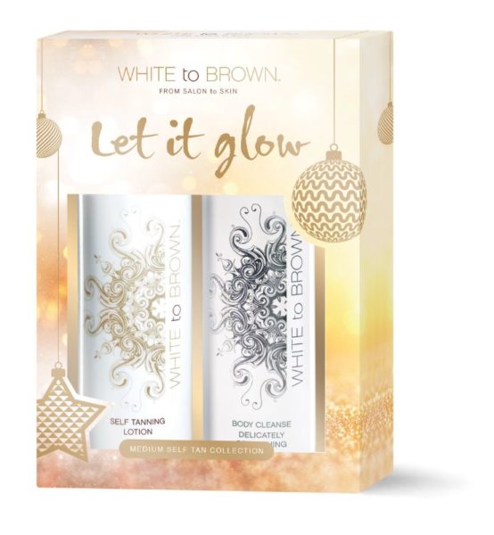 White to Brown Let It Glow Medium Self Tan Collection  www.whitetobrown.com