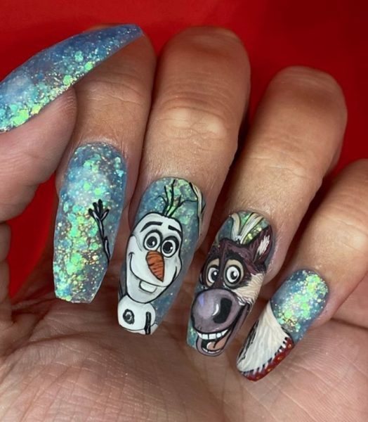 Frozen nails by Sinead Bulley