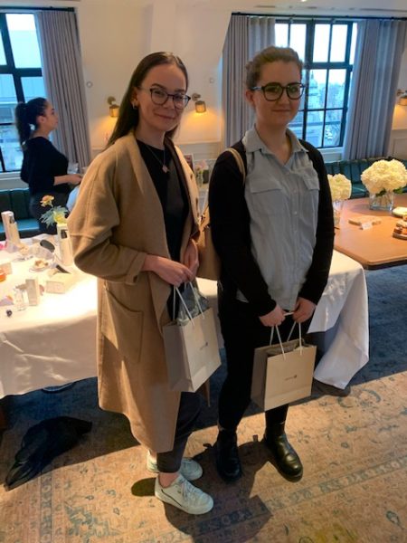 Sophie And Zoe At The Sienna X Skincare Launch