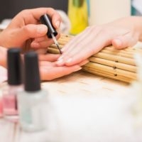 Salon Services Nails Stock Image