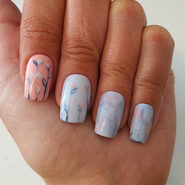 Karen louise floral marble