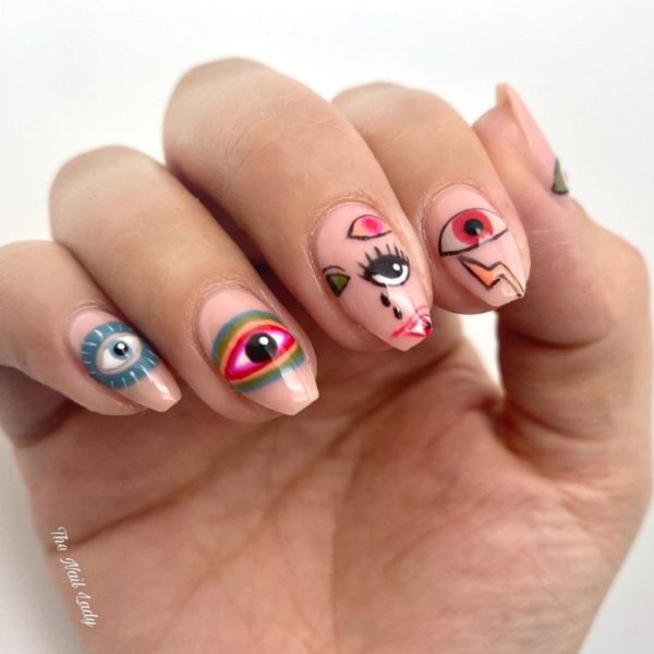 Eyes on the prize! Nails by @thenailladylincoln