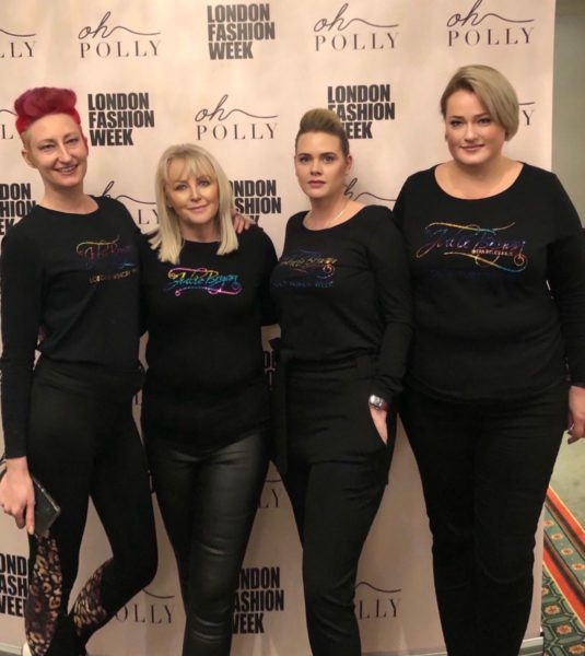 Oh Polly London Fashion Week Julie Bryan Team