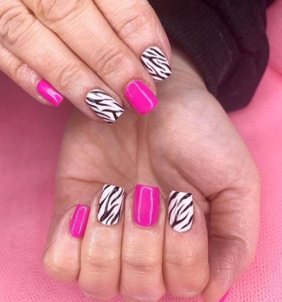 Beautybyellax Zebra Print Nails
