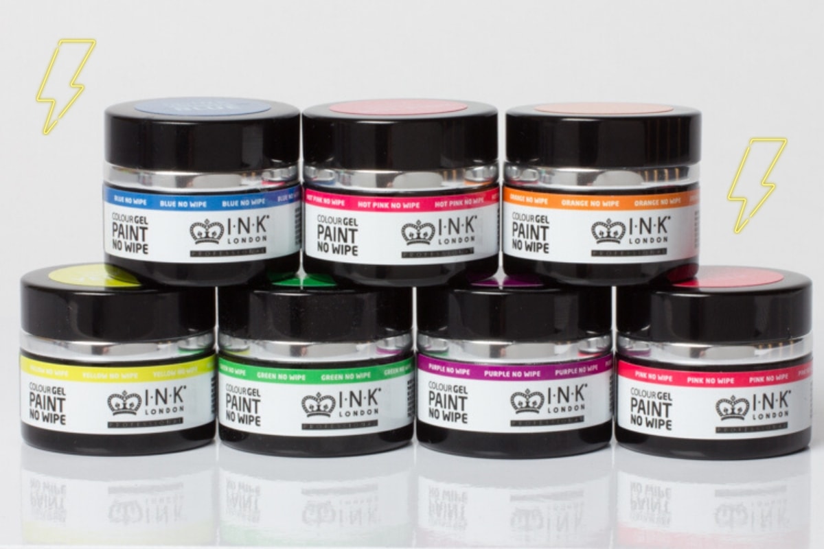 Ink London Neon Gel Paints