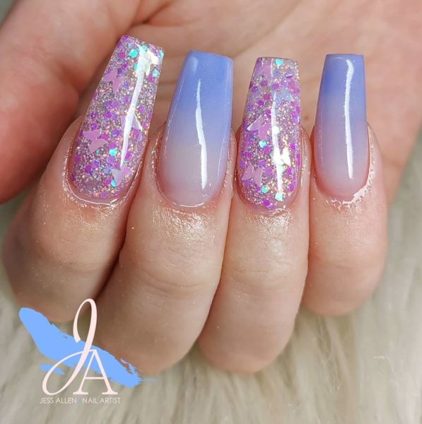 @nailsbyjessallen crafted this lovely lilac look