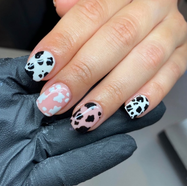 Cow Prints Nail Art Stickers Leopard Water Nail Decals Animal Transfer  Foils Winter Decoration Manicure Tattoos LEBBN2305-2316 - AliExpress
