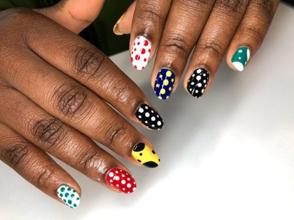 This dotty design comes from @milli_hardasnails