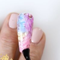 Renew foil nail art video