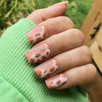 Karen Louise Abstract Cow Nails Step 5
