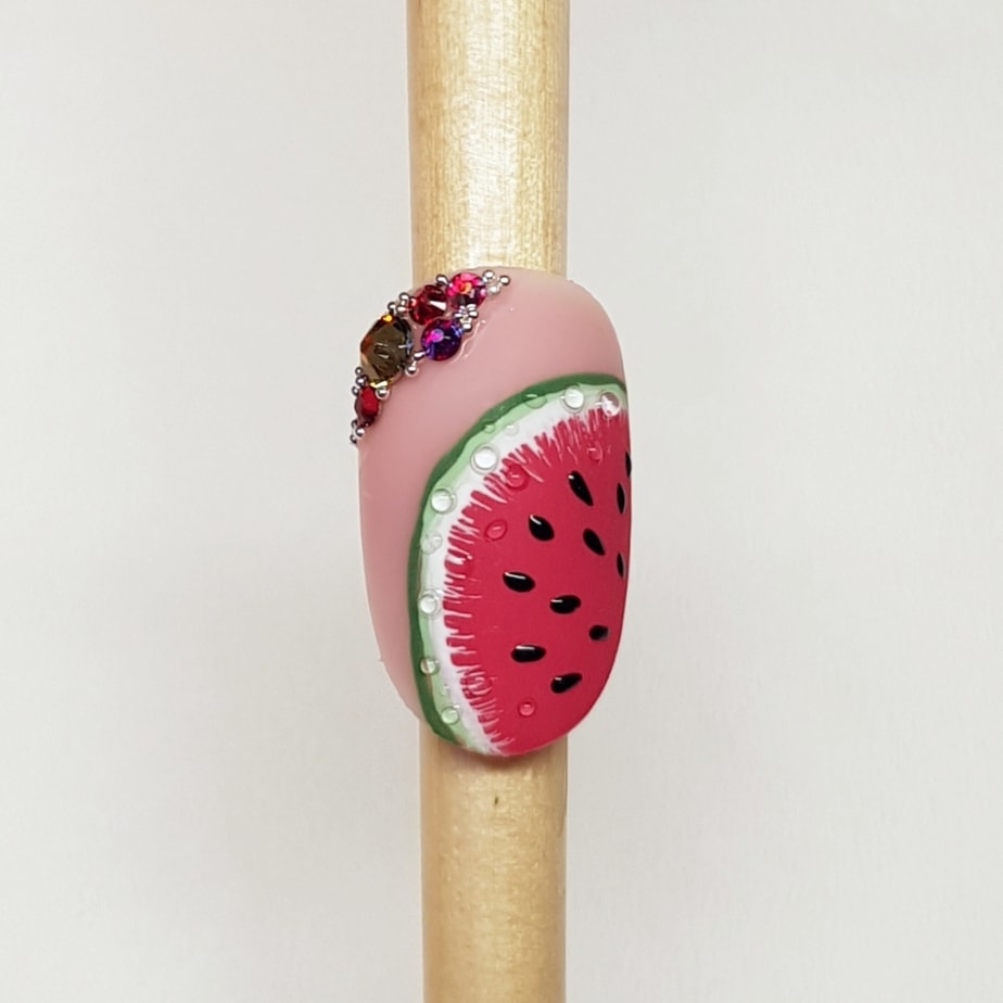 Watermelon nail art - Scratch Magazine