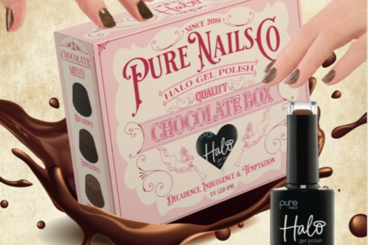 pure nails halo chocolate box