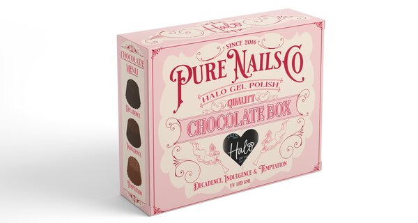 pure nails chocolate box image