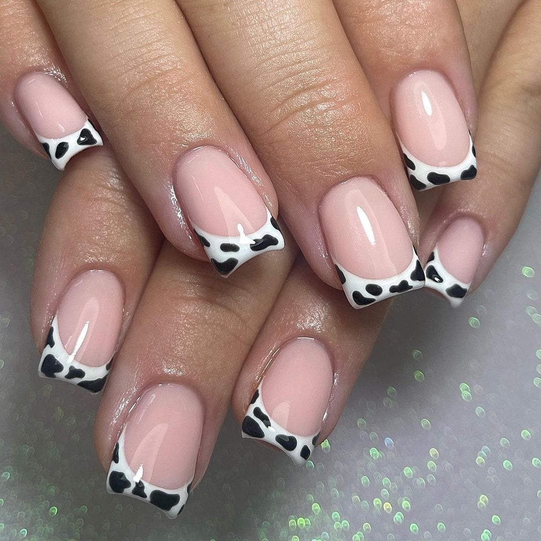 🌈colorful & vibrant cow print... - Crystal's Nails & Spa | Facebook