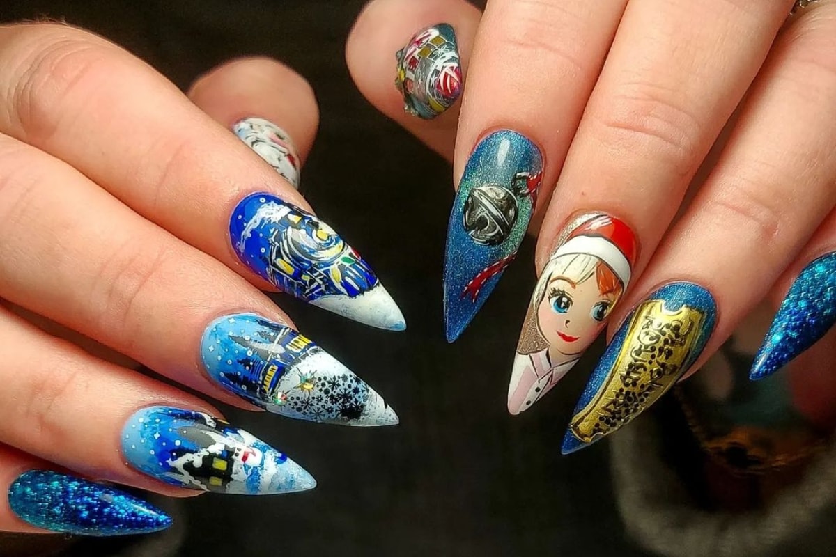 40 Best Christmas Nail Art Ideas and Designs of 2023