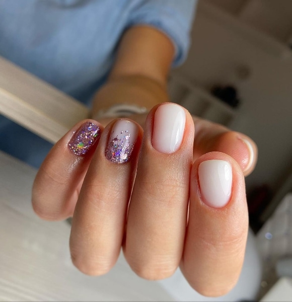 milk tea nails | Beige nails, Nails, Fashion nails