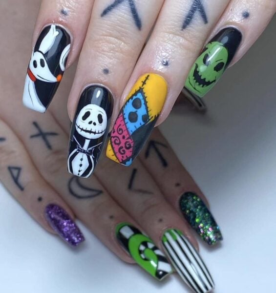 Nails By Christy The Nightmare Before Christmas