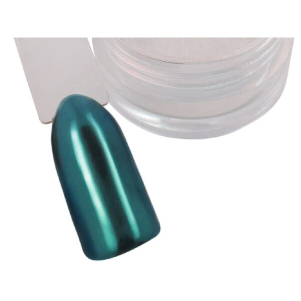 Naio Nails Chrome Pigment Powder In Blue Topaz