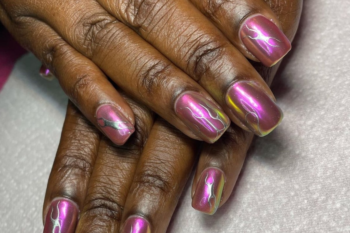 Metallic Nails Jamy Gel