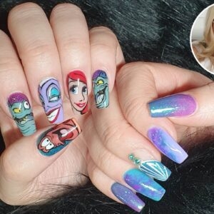 Hannah Smith Essex Nail Artist Tech Talk Header The Little Mermaid Nail Art