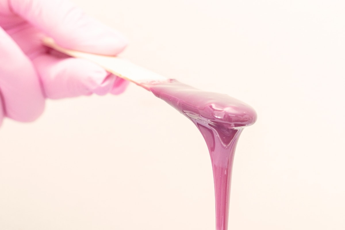 Pink Wax Drip Header