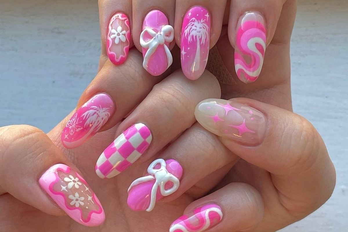 Share more than 146 nail polish in pink latest