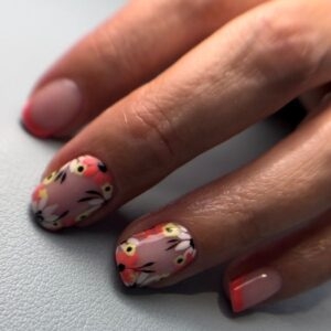 Floral Nails Step By Step 7