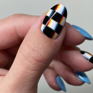 Checkerboard Nails Feature