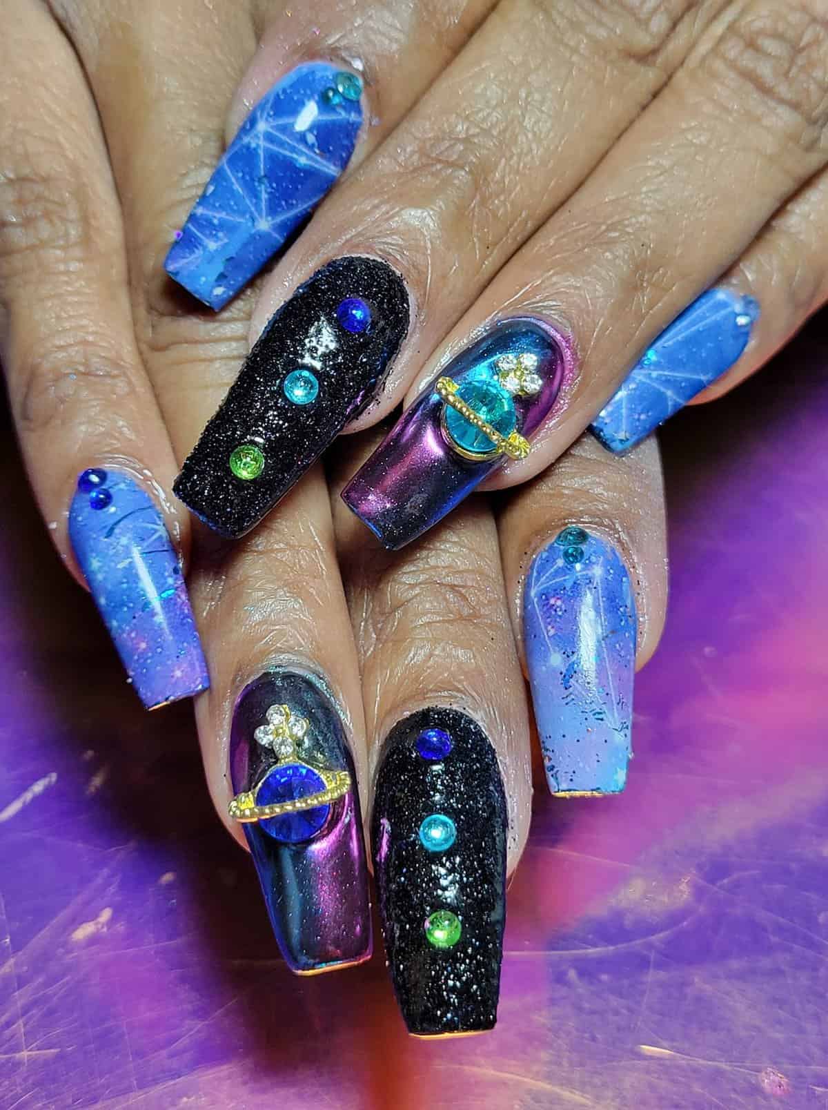 Extranory Nails Design Nail designs for every zodiac sign: #ShowScratch Creative Challenge ...