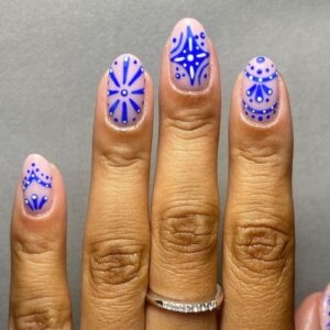 Tile Print Nails By Thenailtechx