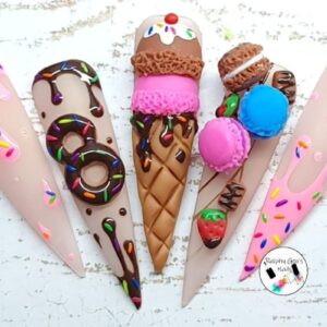 Food inspired nails