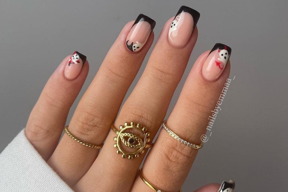  nailsbyemmaa halloween french tips