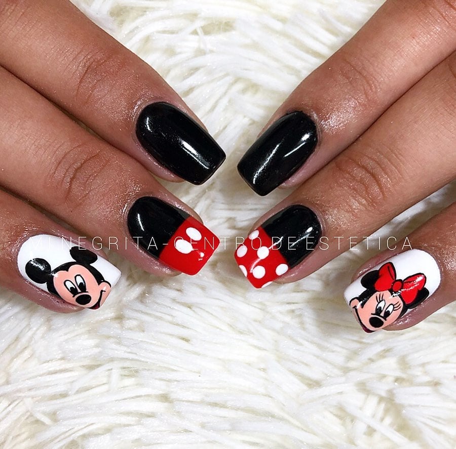 Mickey Mouse Nail Design Ideas